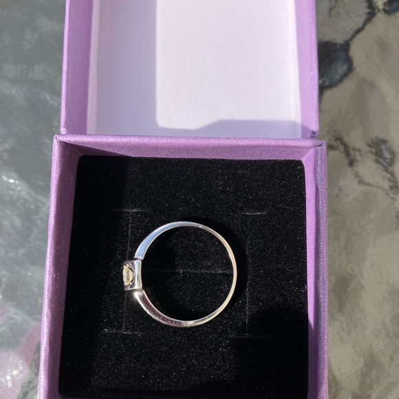 18kt White Gold Diamond tensor Ring 5.5 size - Picture 9 of 14